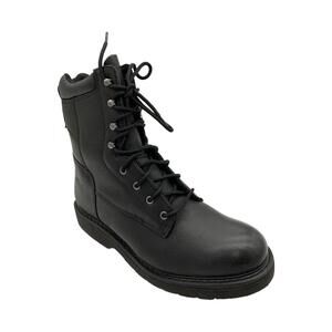 Work America Men's 8" Brawny Leather Work Boot Black - EEE